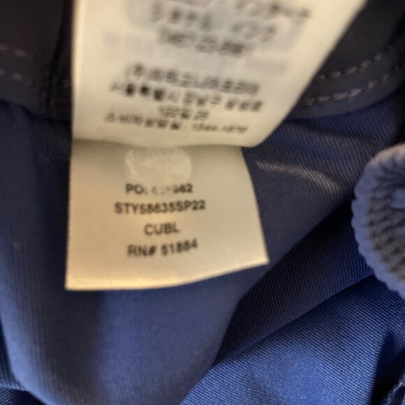 Womens Patagonia Fleetwith Skort Blue M Polyester Spandex Faux wrap front Flaw - Picture 9 of 11